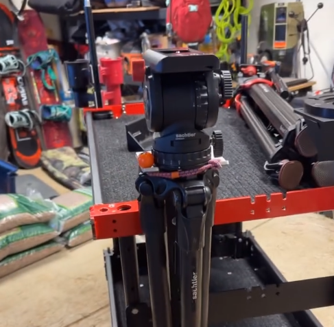 Sachtler Tripod Hook: Jensen Metal Works & Corey Nuss
